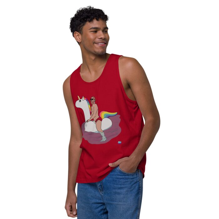 Men’s premium tank top - Float - Image 11