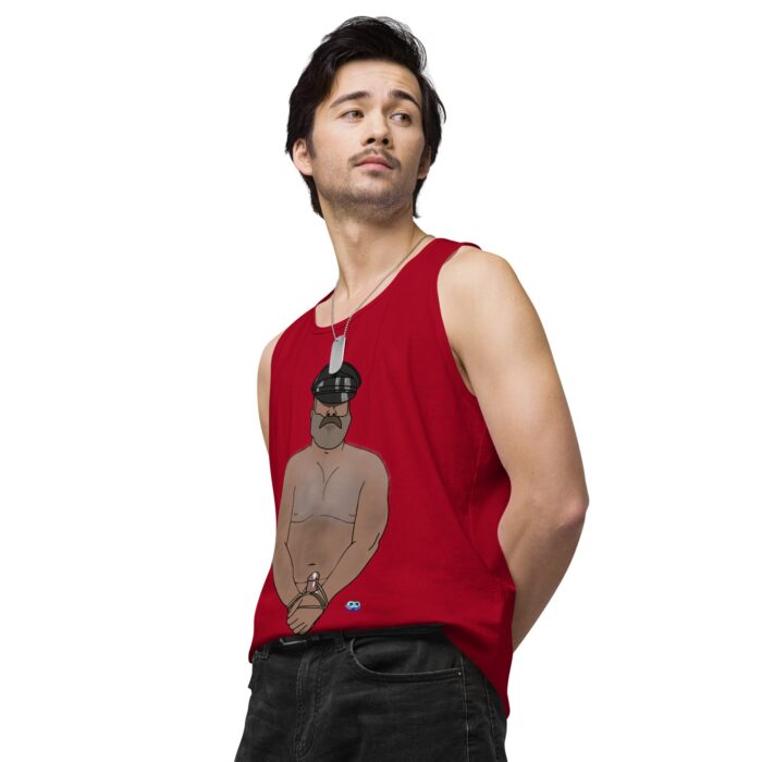 Men’s premium tank top - Hairy Daddy - Image 15