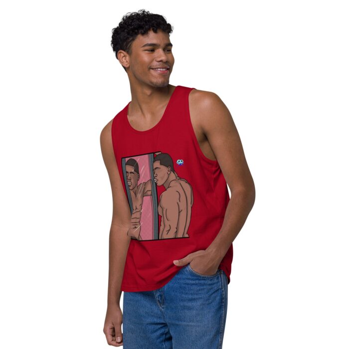 Men’s premium tank top - Man in the Mirror - Image 12