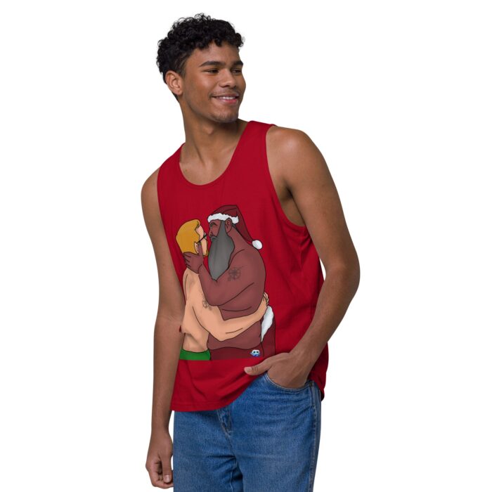 Men’s premium tank top - Mr & Mr Clause - Image 12