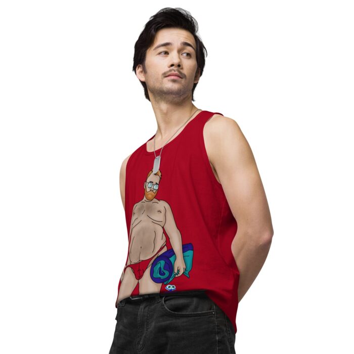 Men’s premium tank top - Ready for the Pool - Image 15