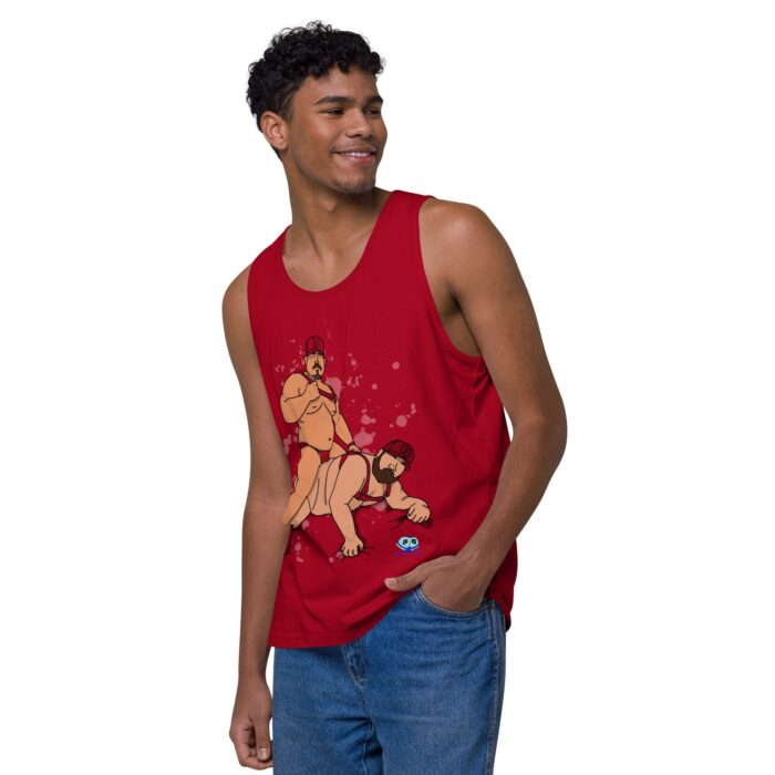 Men’s premium tank top - Ride 'Em - Image 12