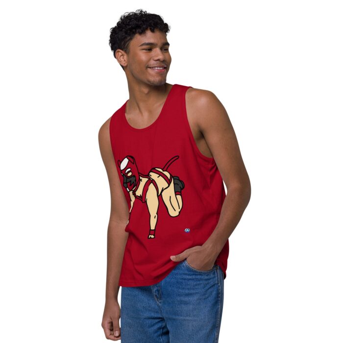 Men’s premium tank top - Pup Play - Image 12