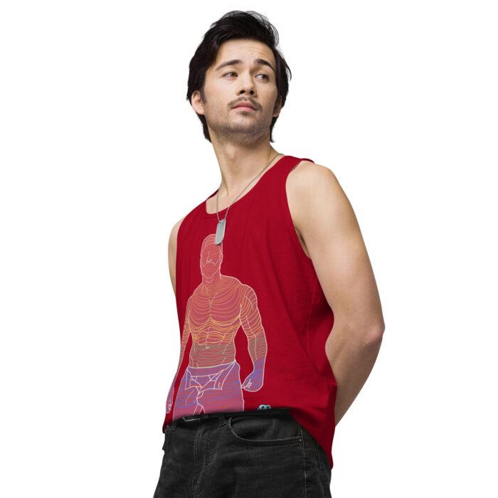 Men’s premium tank top - Ripples - Image 15
