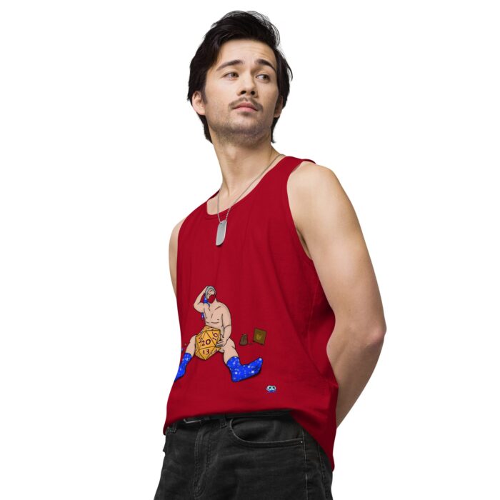Men’s premium tank top - Roll for Charisma - Image 9