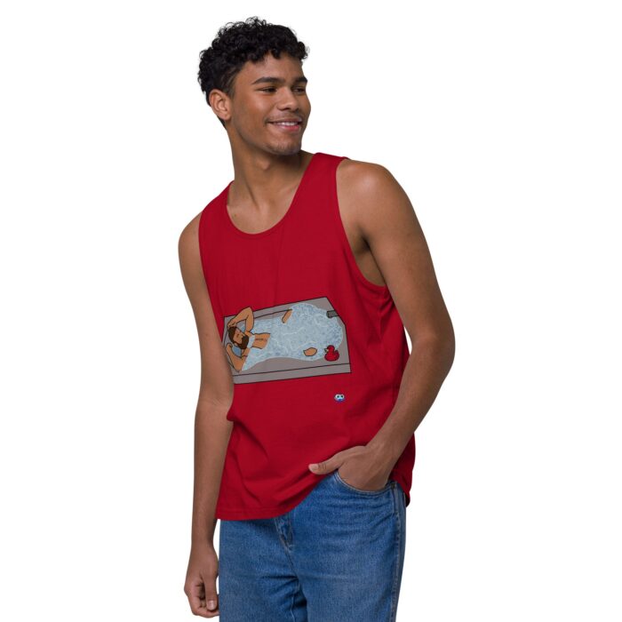 Men’s premium tank top - Rubber Ducky - Image 12
