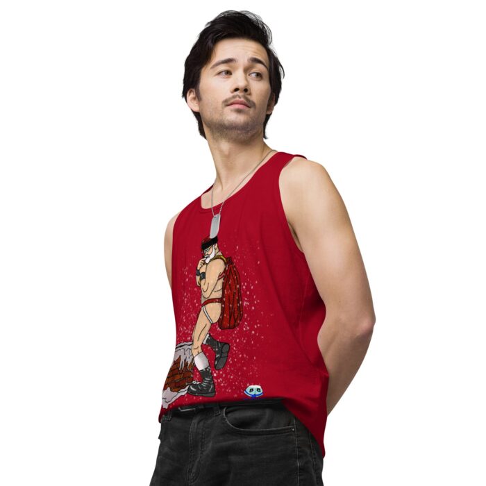 Men’s premium tank top - Santa's Sack - Image 15