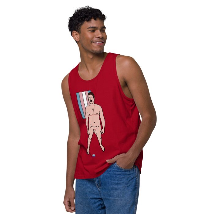 Men’s premium tank top - Scars - Image 12