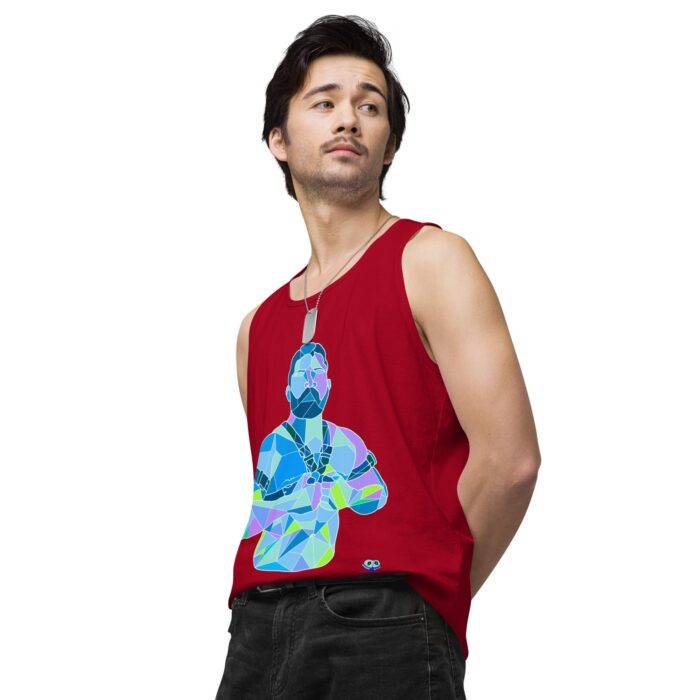 Men’s premium tank top - Shattered - Image 14