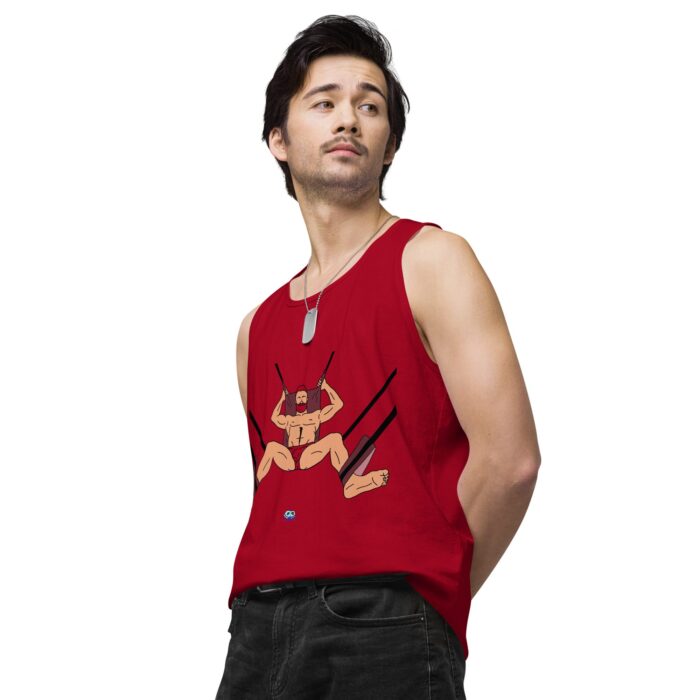 Men’s premium tank top - Sling Set - Image 15