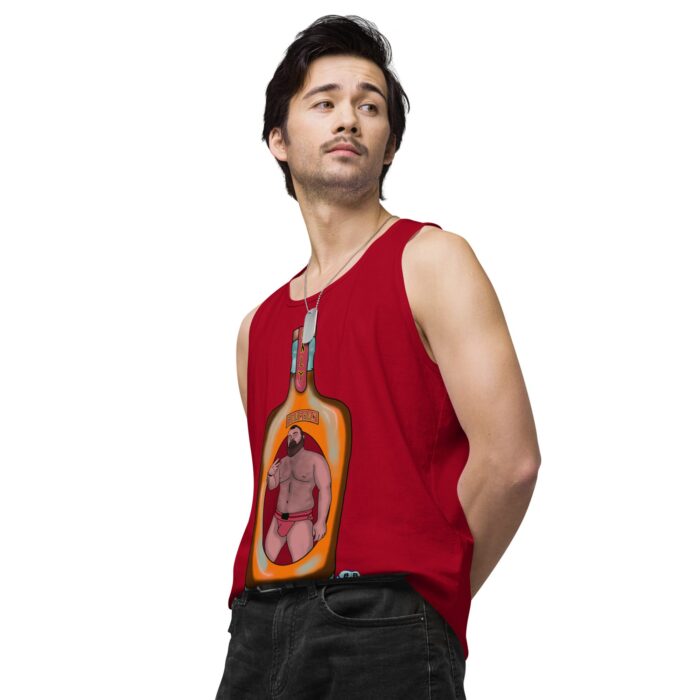 Men’s premium tank top - Two Fingers - Image 15