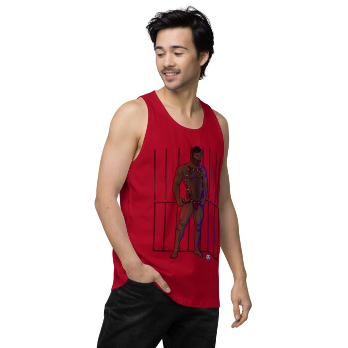 Men’s premium tank top - Busted - Image 14