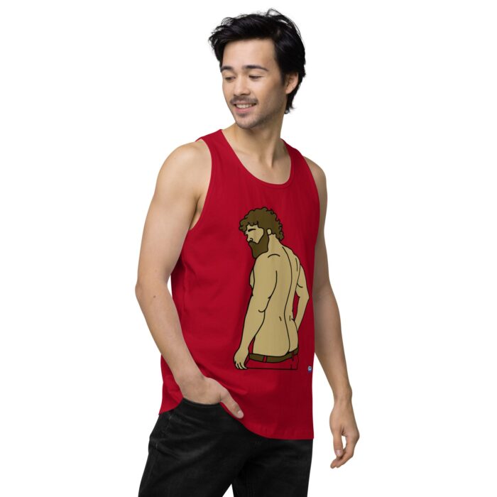 Men’s premium tank top - Curly Hair and All that Ass - Image 14