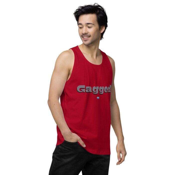 Men’s premium tank top - Gagged - Image 14
