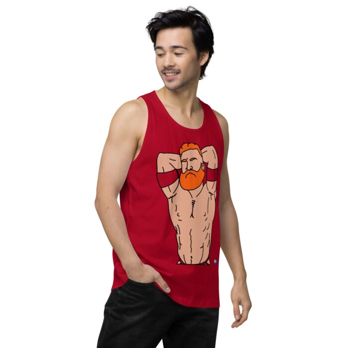 Men’s premium tank top - Ginger Pits - Image 13