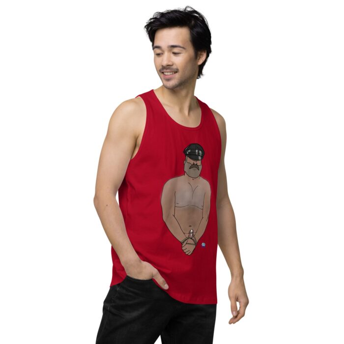 Men’s premium tank top - Hairy Daddy - Image 14