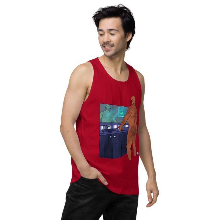 Men’s premium tank top - Morning Routine - Image 14