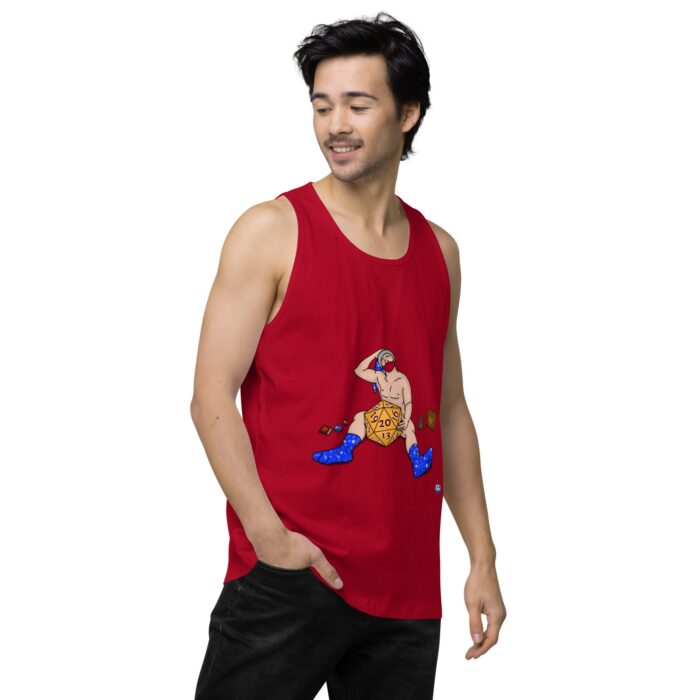Men’s premium tank top - Roll for Charisma - Image 8
