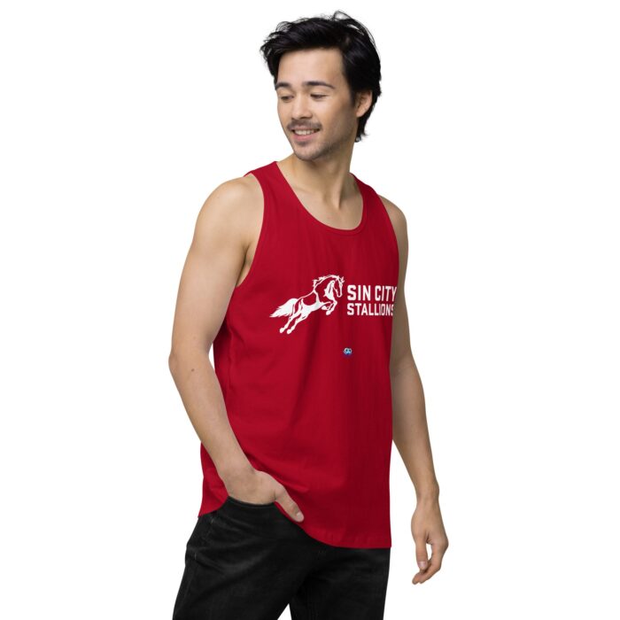 Men’s premium tank top - Sin City Stallions - Image 14