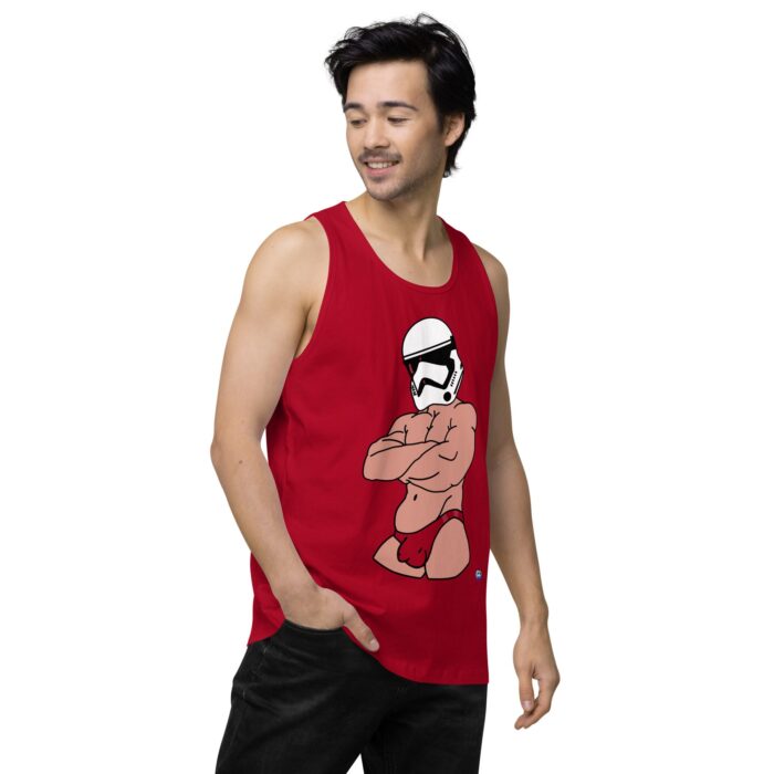 Men’s premium tank top - Super Trooper - Image 14