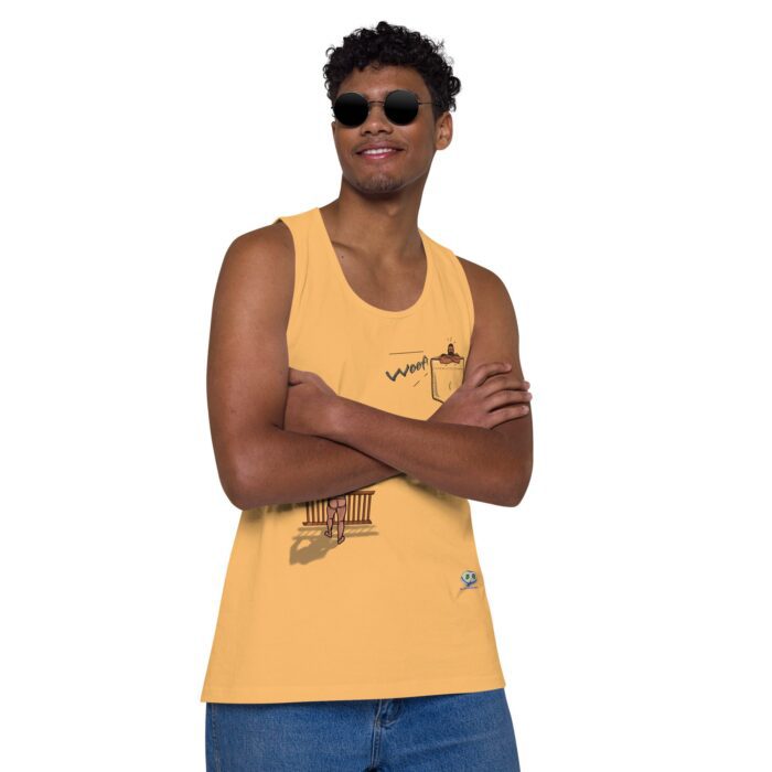 Men’s premium tank top - Bear Call - Image 38