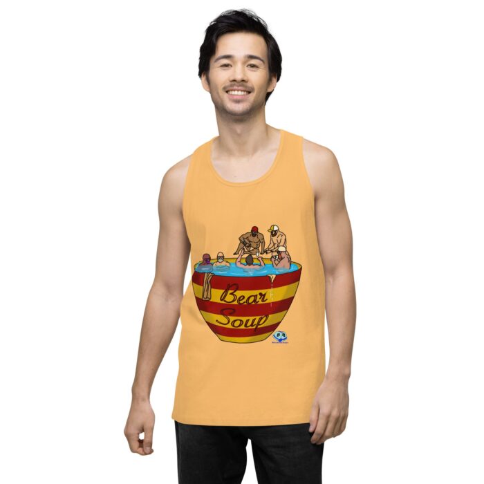 Men’s premium tank top - Bear Soup - Image 47