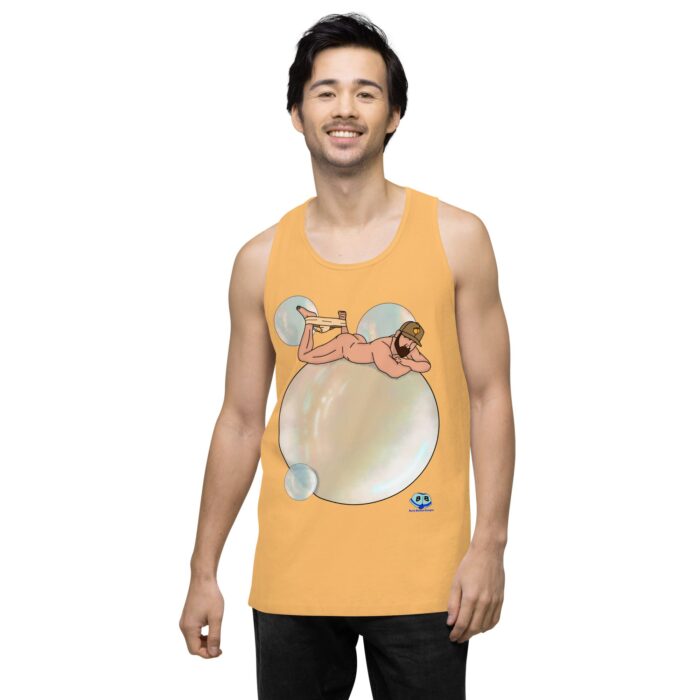 Men’s premium tank top - Bubbles - Image 47
