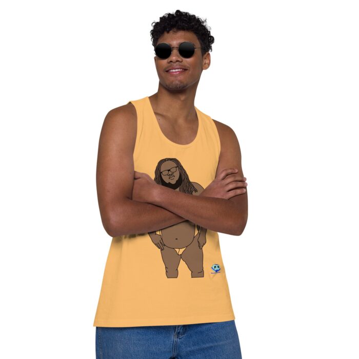 Men’s premium tank top - Chub with Dreadlocks - Image 39