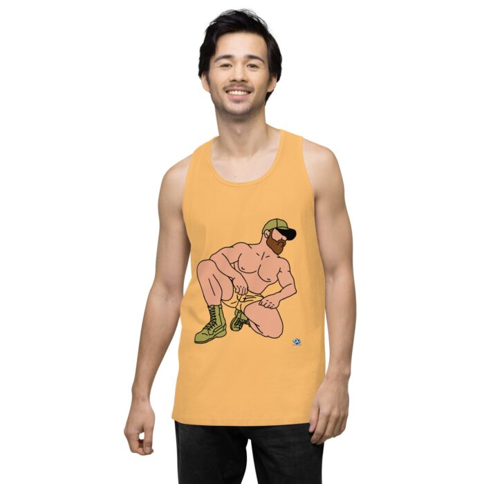 Men’s premium tank top - Combat Boots - Image 47
