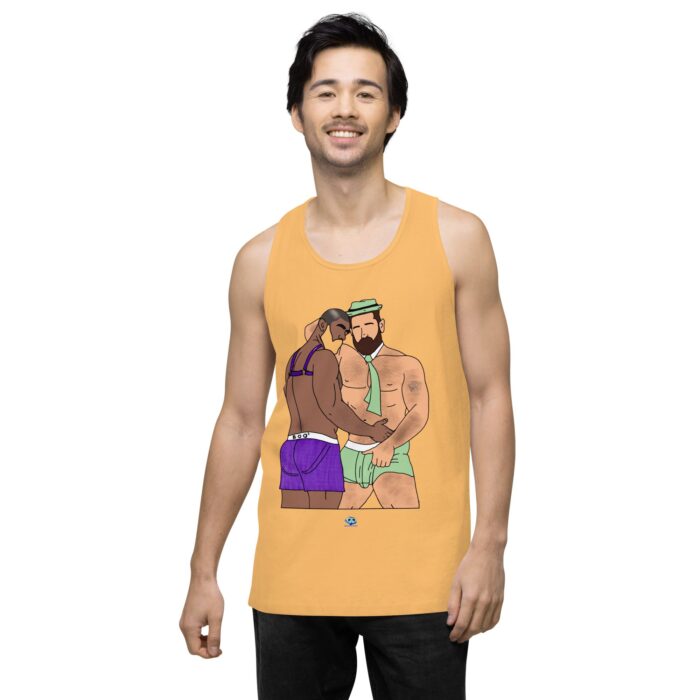 Men’s premium tank top - He's Got a Basket