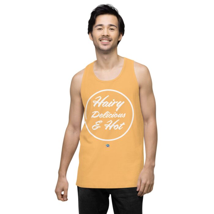 Men’s premium tank top - Hot Hairy Delicious - Image 47