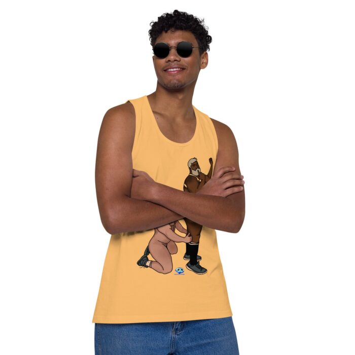 Men’s premium tank top  - Let's Get These Off - Image 38