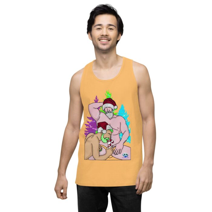 Men’s premium tank top - Peppermint Stick - Image 47
