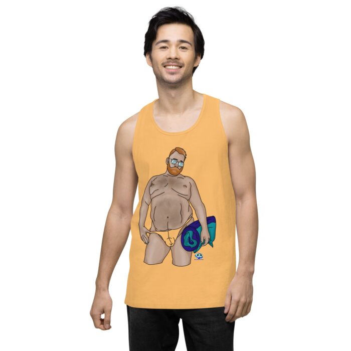 Men’s premium tank top - Ready for the Pool - Image 47