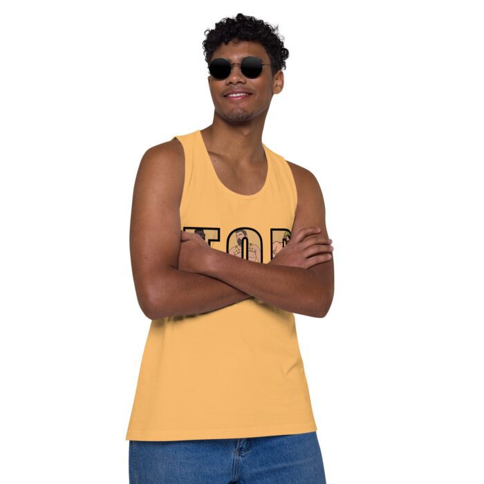 Men’s premium tank top - TOP Cutout - Image 39