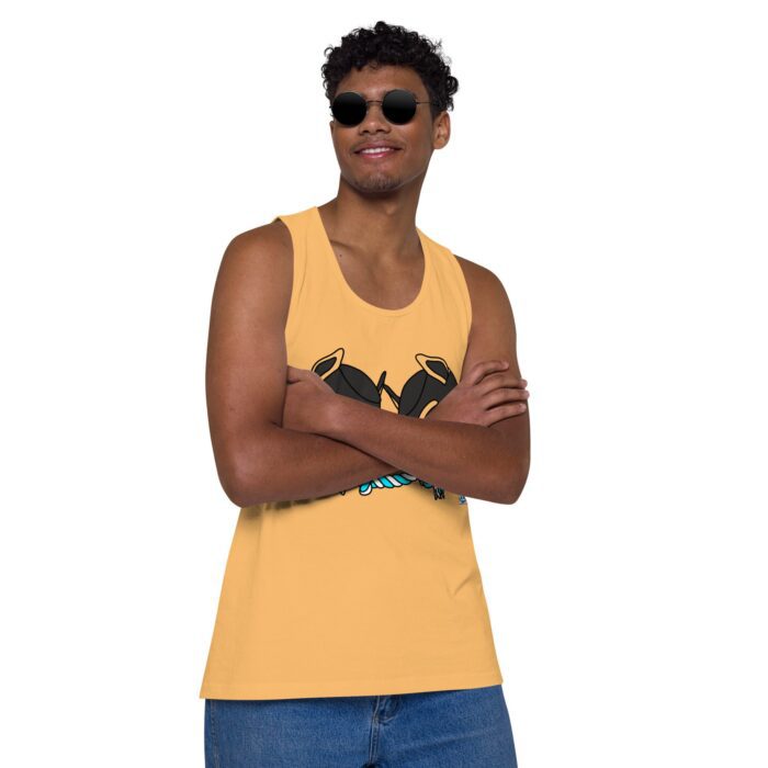 Men’s premium tank top - Tug of War - Image 39
