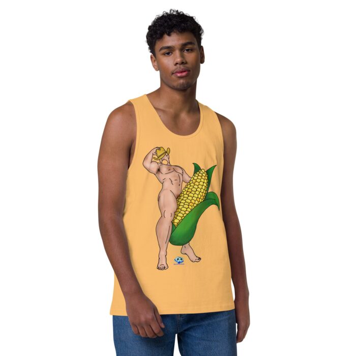 Men’s premium tank top - Aww Shucks