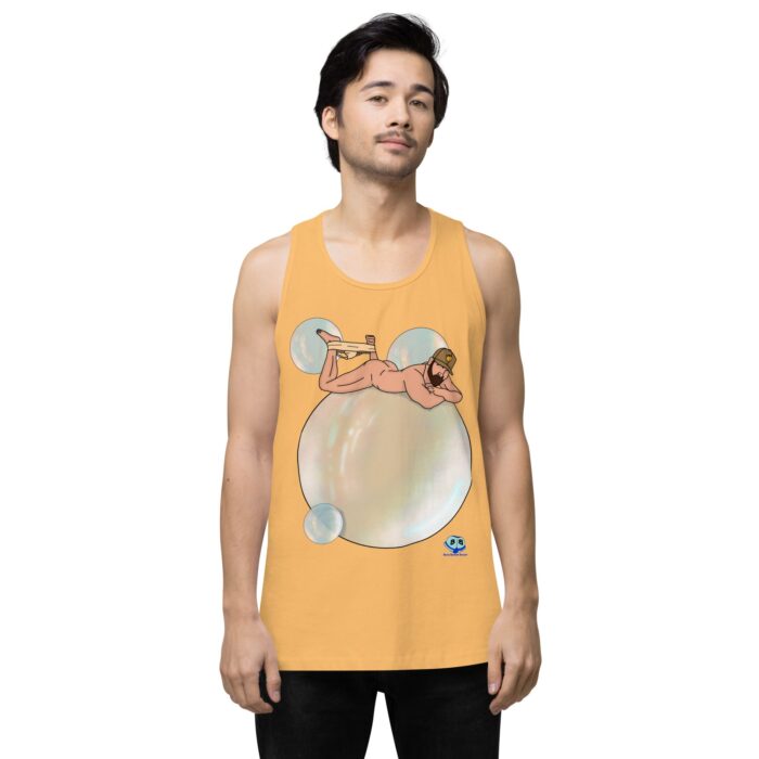 Men’s premium tank top - Bubbles - Image 46