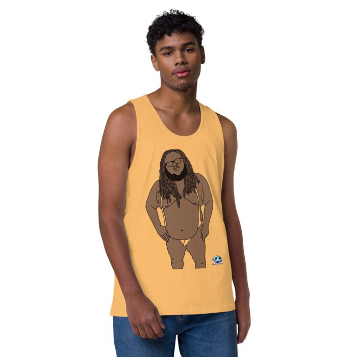 Men’s premium tank top - Chub with Dreadlocks - Image 38