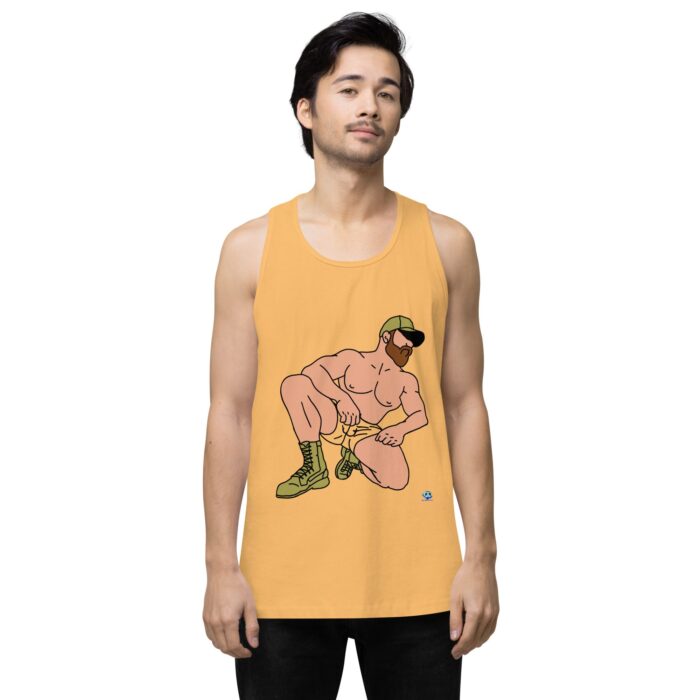 Men’s premium tank top - Combat Boots - Image 46