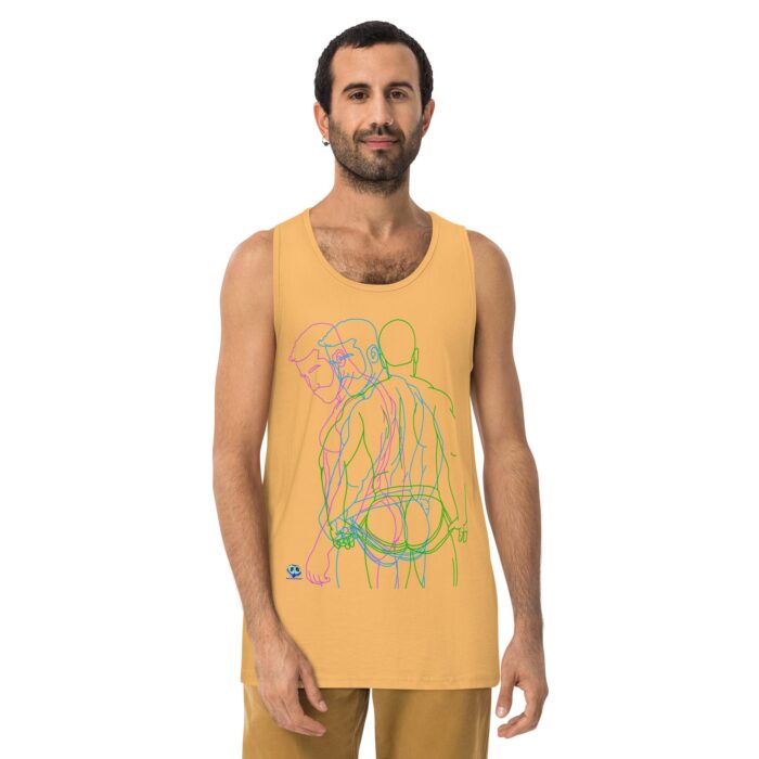 Men’s premium tank top - Neon - Image 20