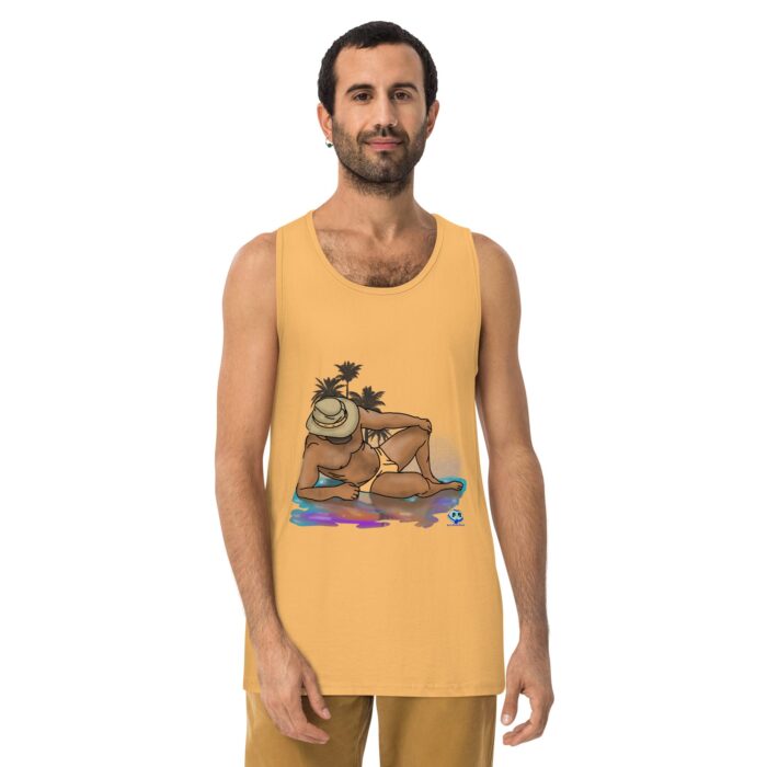 Men’s premium tank top - Oasis - Image 19