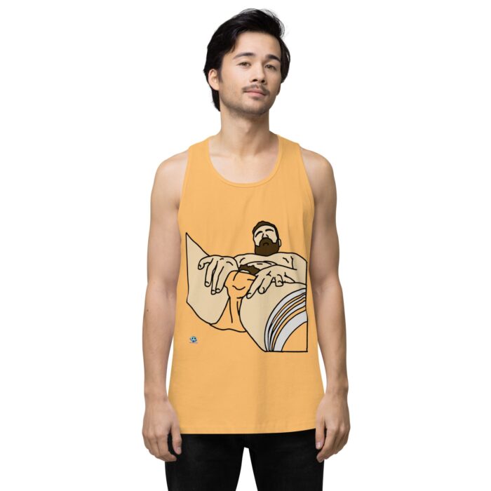Men’s premium tank top - Peekaboo Bush - Image 46