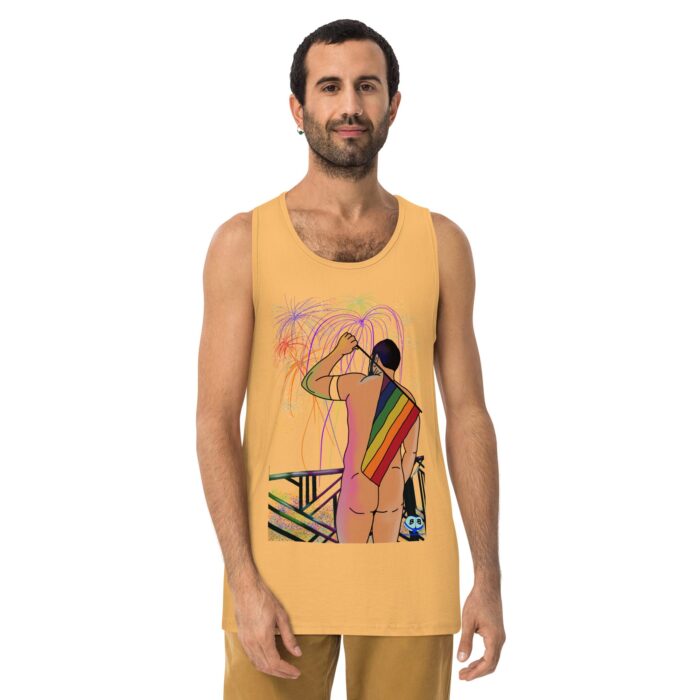 Men’s premium tank top - Pride Parade