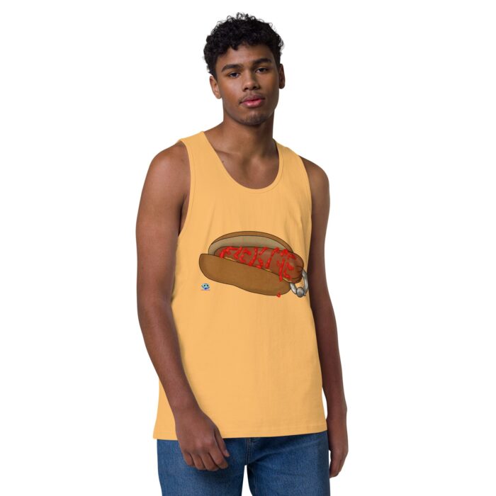 Men’s premium tank top - Real Bad Hotdog - Image 37