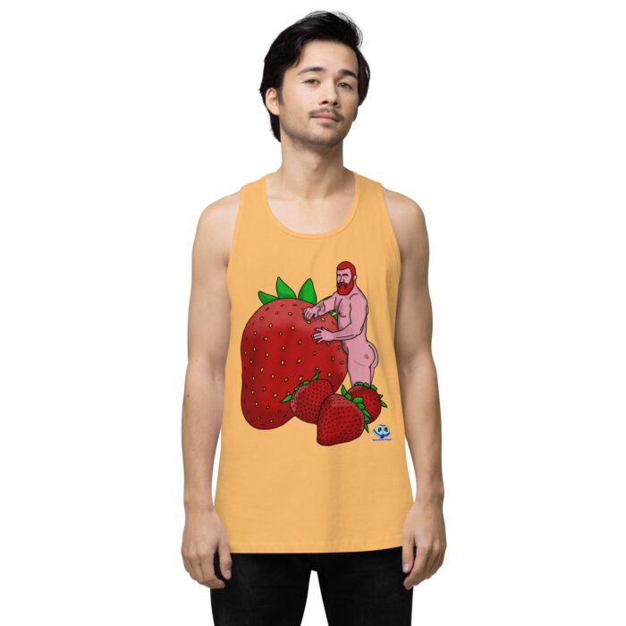 Men’s premium tank top - Red and Wild - Image 46