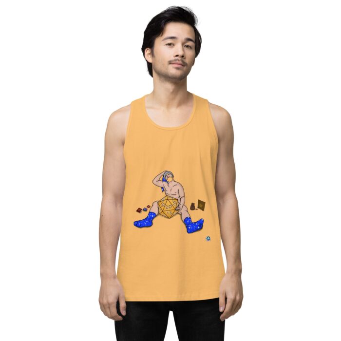 Men’s premium tank top - Roll for Charisma - Image 36