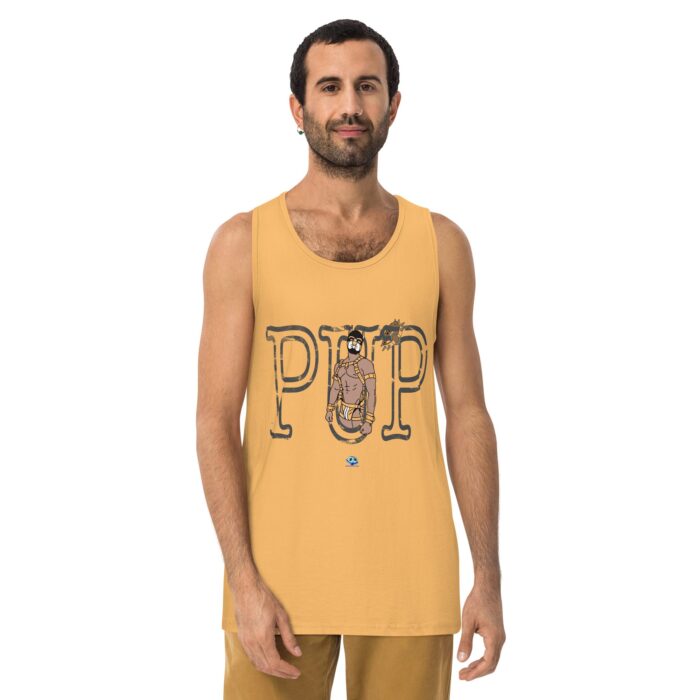 Men’s premium tank top - Pup Sign - Image 19
