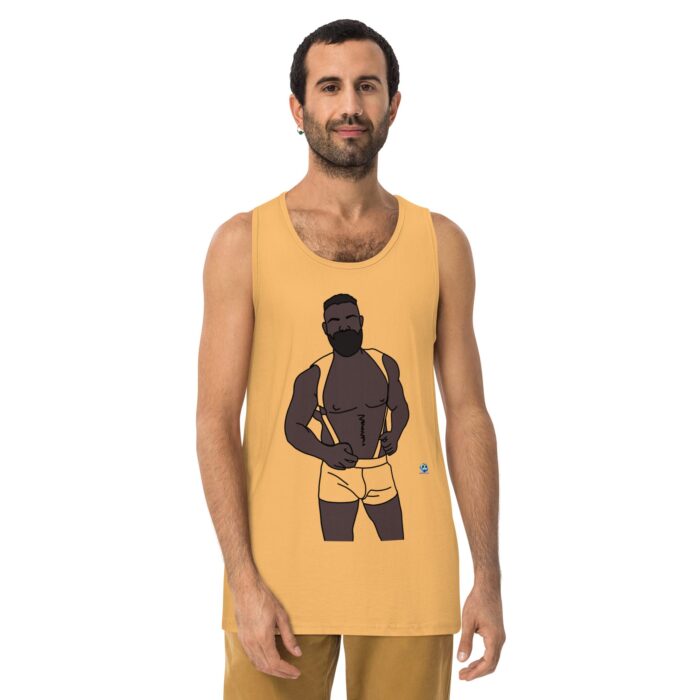 Men’s premium tank top - Shoulder Harness - Image 19