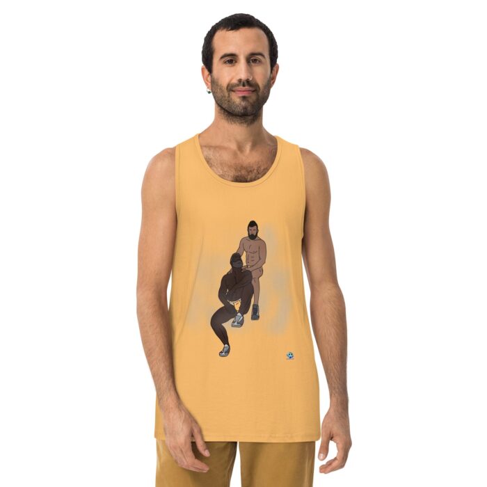 Men’s premium tank top - Steam Room - Image 19